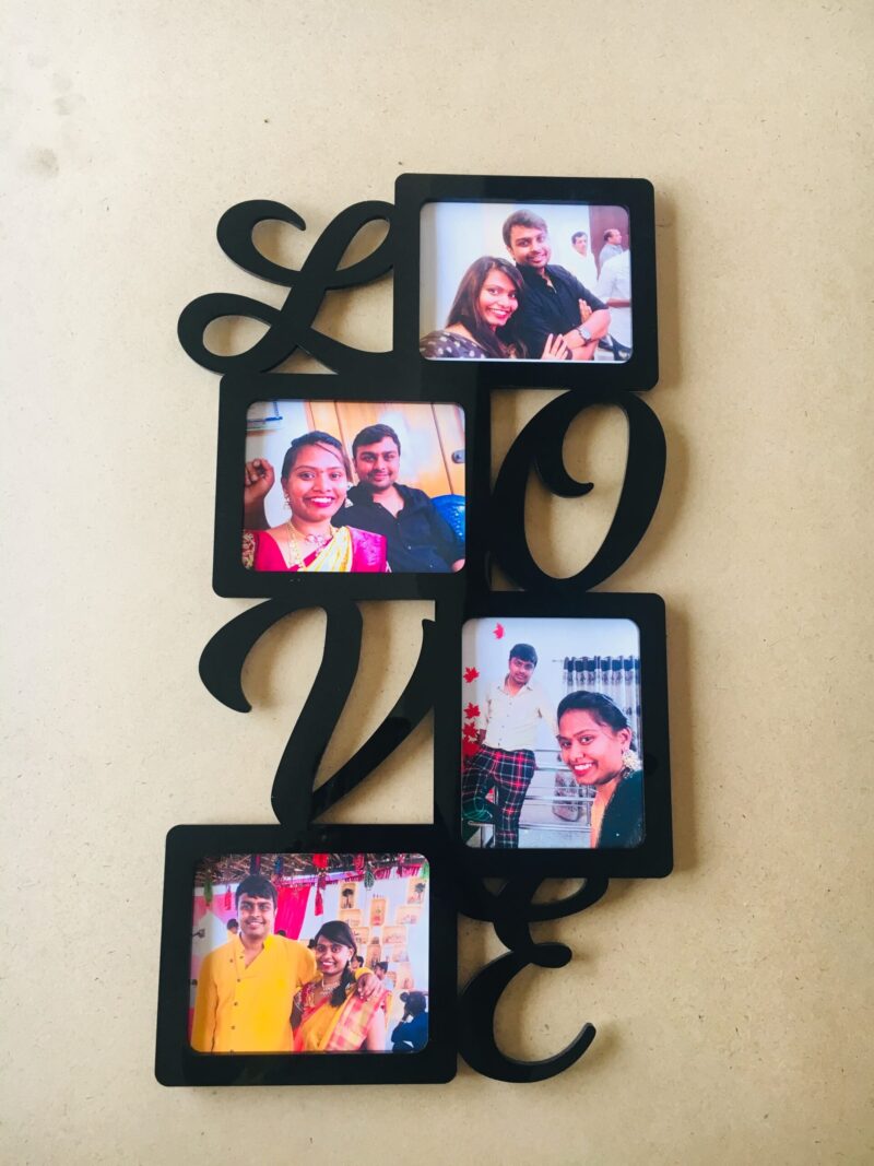 Love photo frame - Bubbly Decors