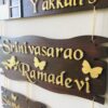 Name board 4 steps - Bubbly Decors