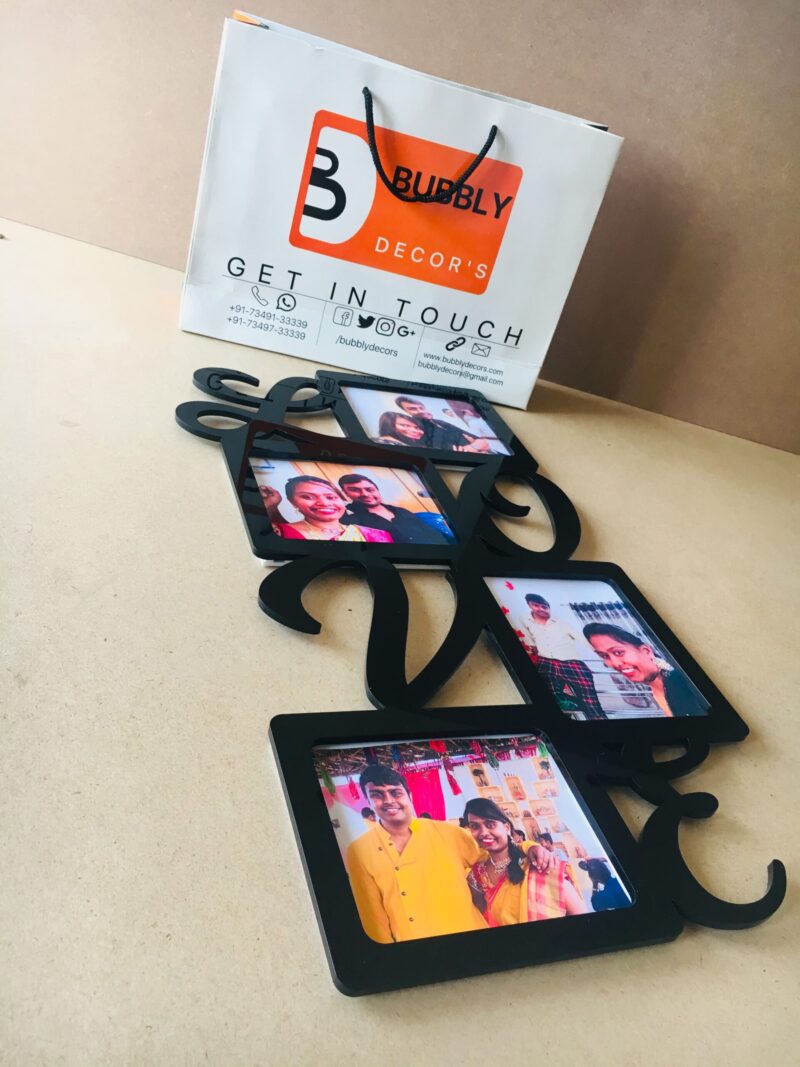 Love photo frame - Bubbly Decors