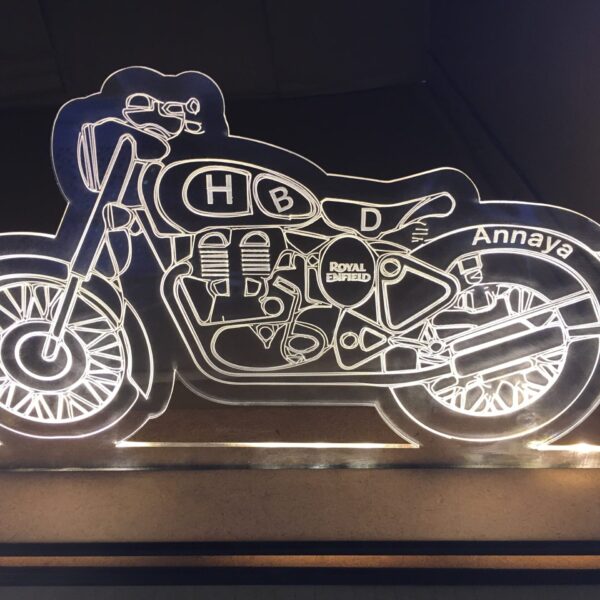 Night lamp Royal enfield - Bubbly Decors