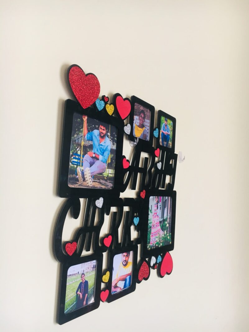 Photo frame with names - Bubbly Decors
