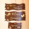Name Board 3 steps - Bubbly Decors