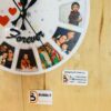 Wall clock 12 photos - Bubbly Decors