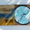 Wall clock pattern printed - Bubbly Decors