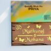 Wooden name board 2 step - Bubbly Decors