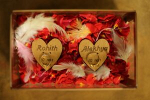 Wedding Rings holder Box - Bubbly Decors