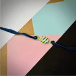 Candy stripes rakhi - yellow