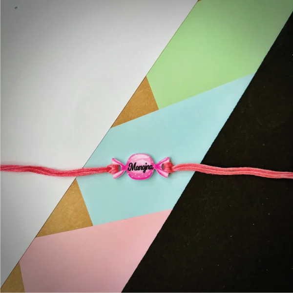 Candy rakhi - small - pink