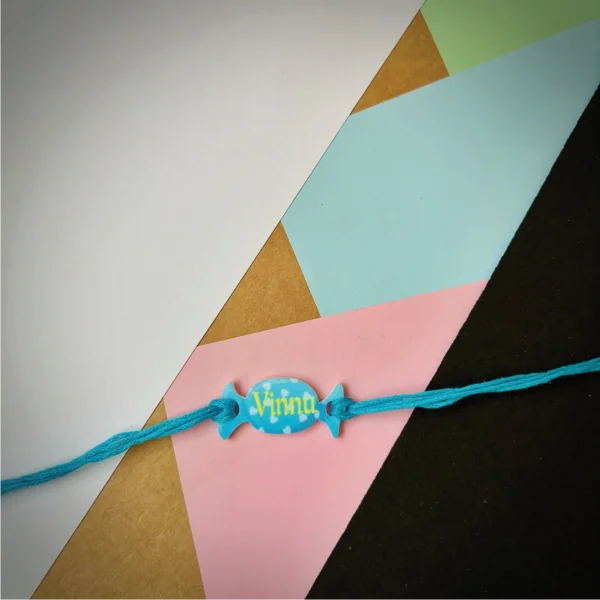 Candy rakhi - small - blue