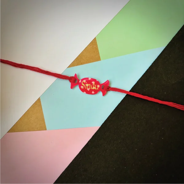 Candy rakhi - red