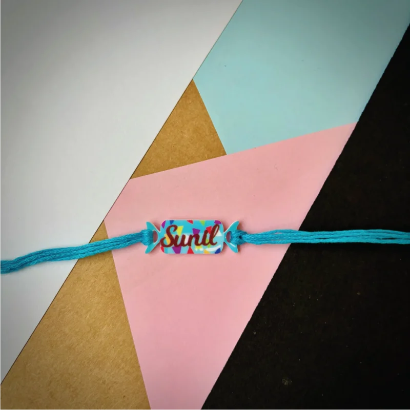 Candy rakhi - big - blue