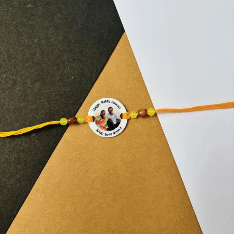 Photo rakhi with names