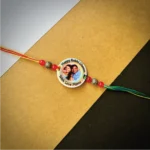 Photo rakhi rainbow themed