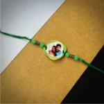 Photo rakhi - green