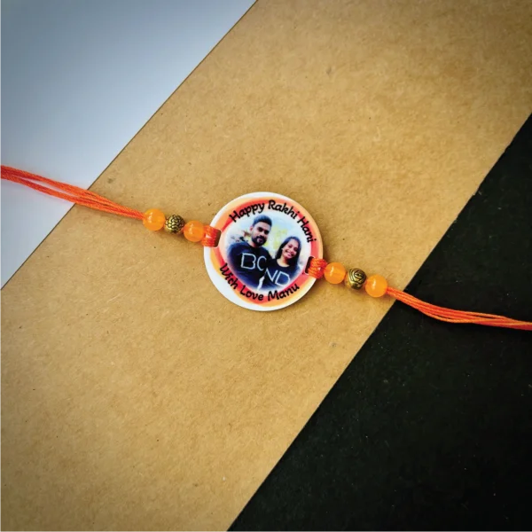 Photo names rakhi - red