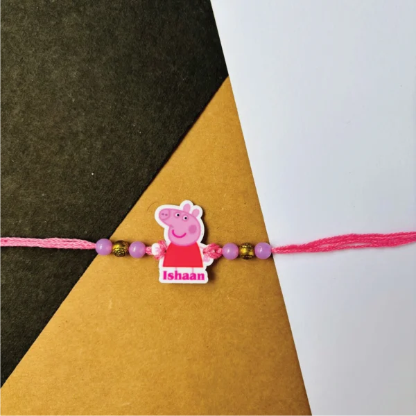 Peppa pig sister rakhi