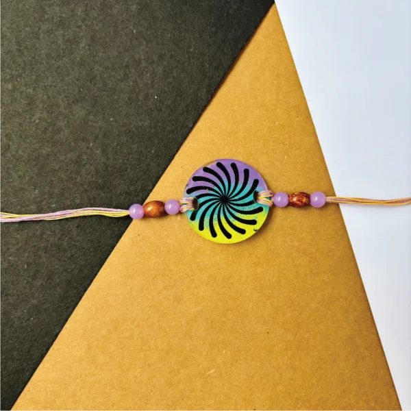 Mandala painted rakhi
