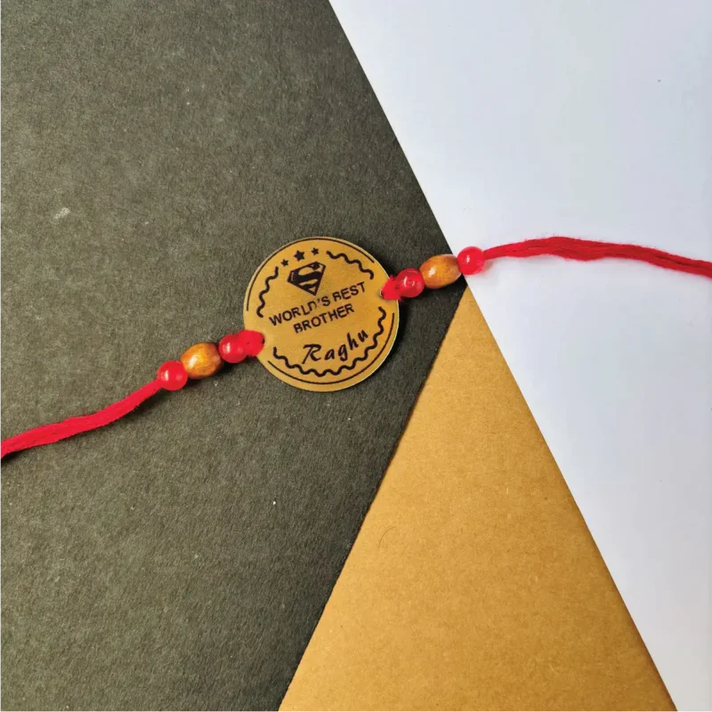 Gold super bro name rakhi