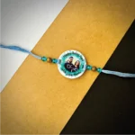 Color splash photo rakhi - blue
